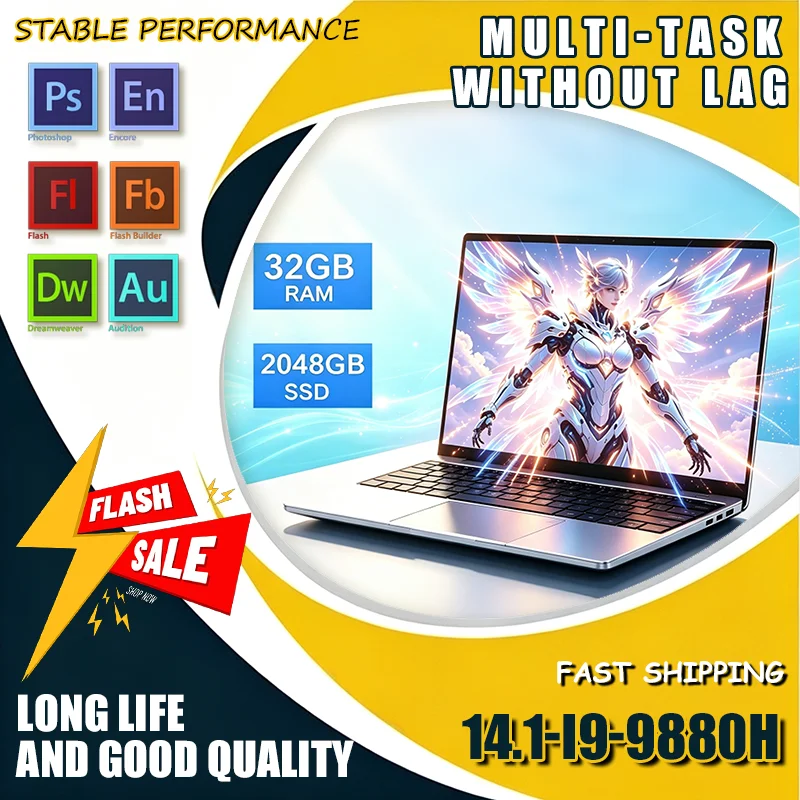 Pc Gaming Notebook - 2026 Ultra Slim 14.1 Inch Laptop