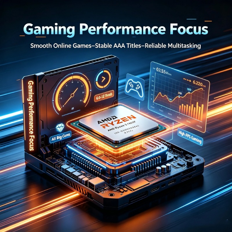 R5 7400F Gaming CPU for RGB Bu - Pc Gaming Ddr5 review and price