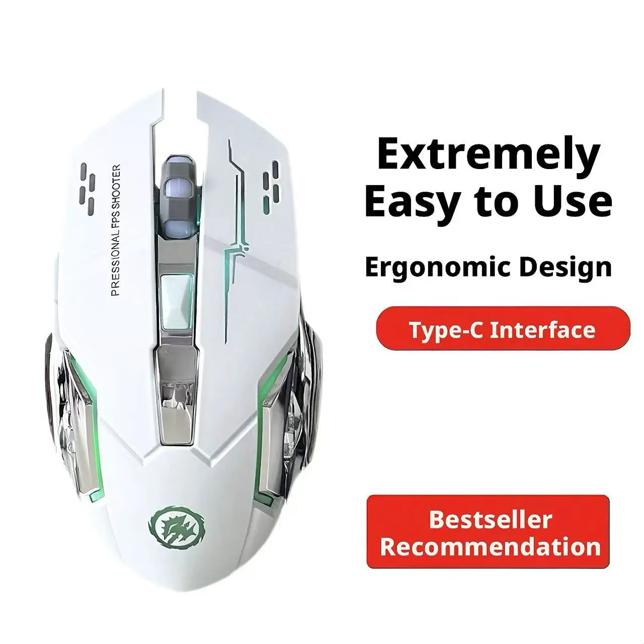 RGB Light Wireless Gaming Mous - Pc Gaming X3D review and price