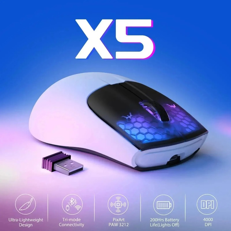 ATTACK SHARK X5 Wireless Gamin - Pc Gaming X3D review and price