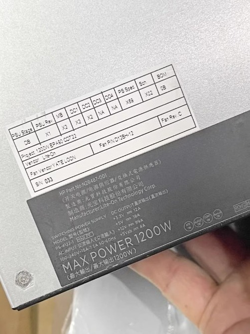 A=For HP Omen 45L 1200W ATX 3. - Atx Power Supply review and price