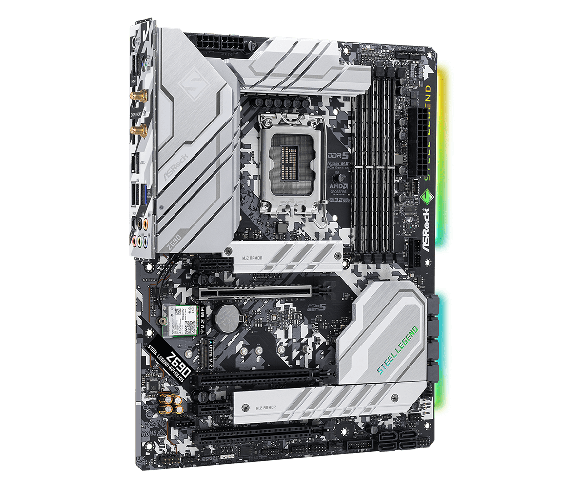 Z690 LGA1700 Motherboard ASROC - Pc Gaming Ddr5 review and price