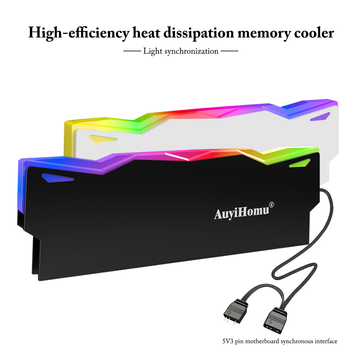 AuyiHomu RGB Heatsink, 5V 3Pin - Pc Gaming Ddr5 review and price