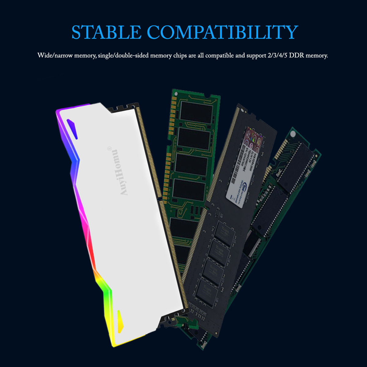 AuyiHomu RGB Heatsink, 5V 3Pin - Pc Gaming Ddr5 review and price