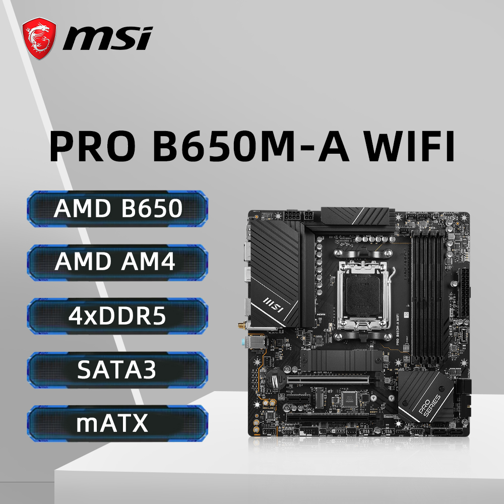 MSI PRO B650M-A WIFI Motherboa - Pc Gaming Core I5 review and price