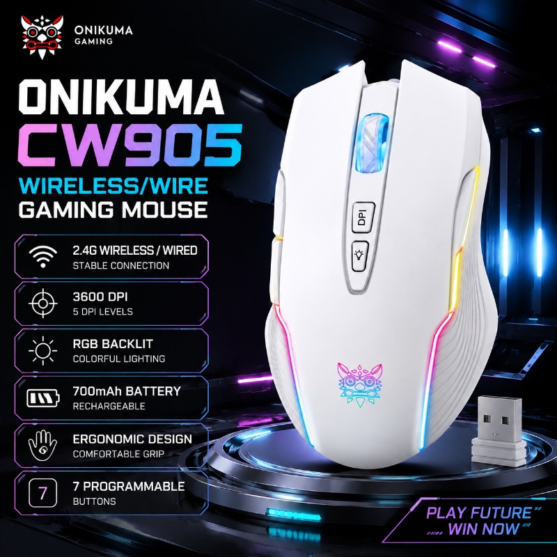 ONIKUMA CW905 Wireless Gaming  - Pc Gaming X3D review and price