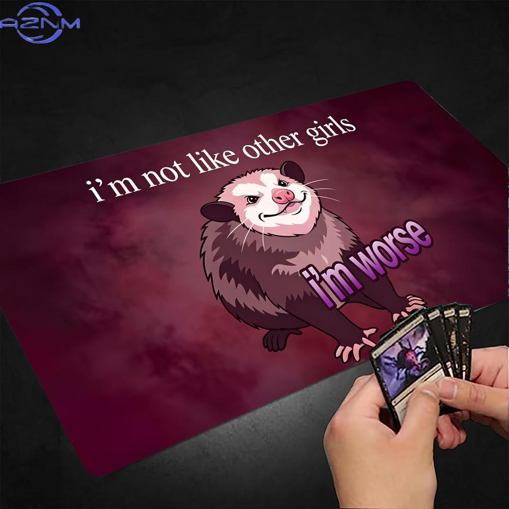 Funny Opossum Quote Playmat Ga - Pc Gaming Quotes review and price
