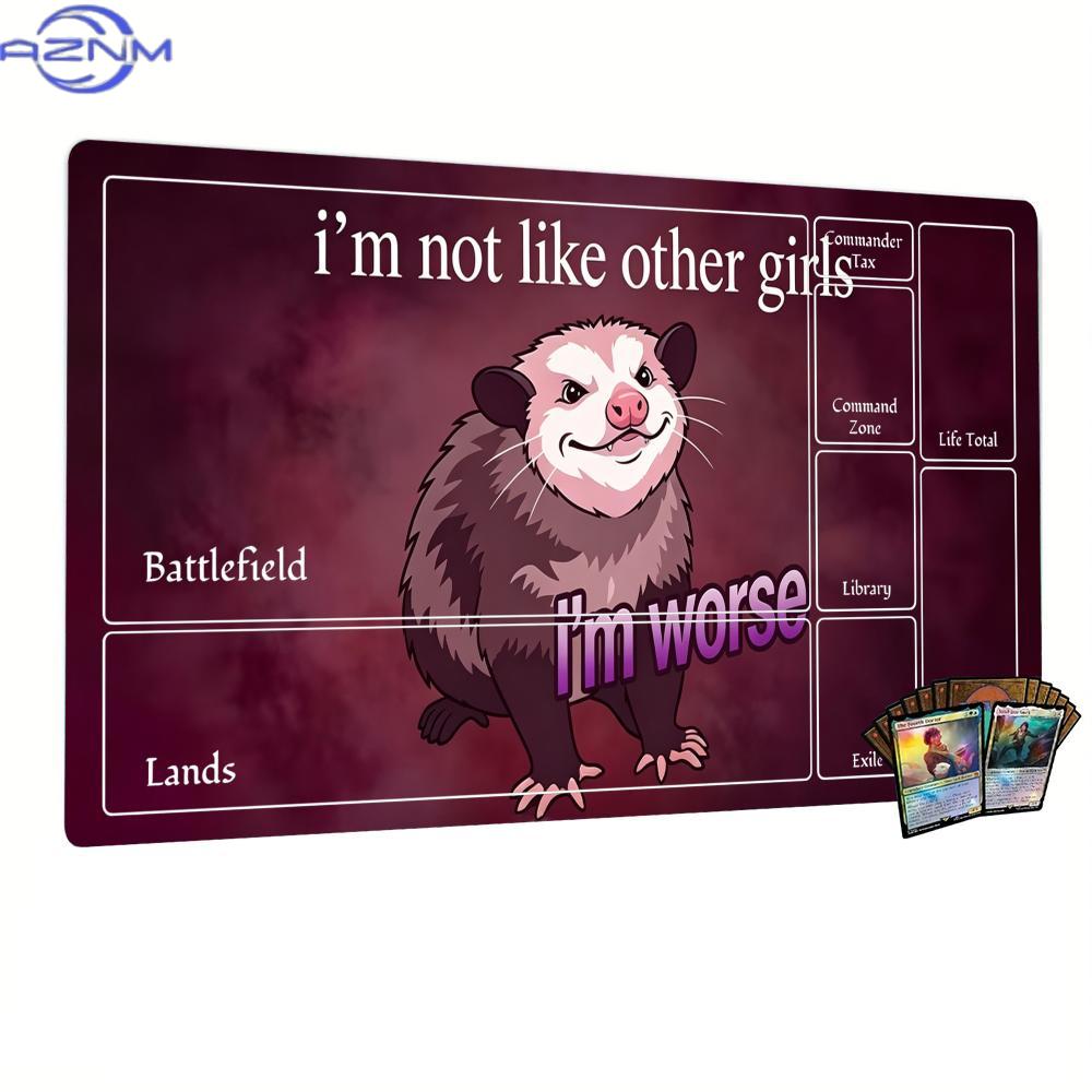 Funny Opossum Quote Playmat Ga - Pc Gaming Quotes review and price